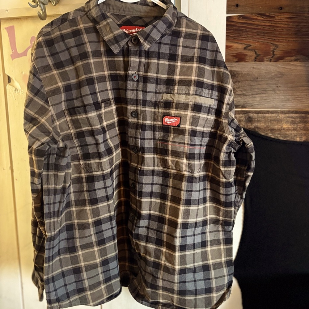Milwaukee Plaid Button-Up Shirt